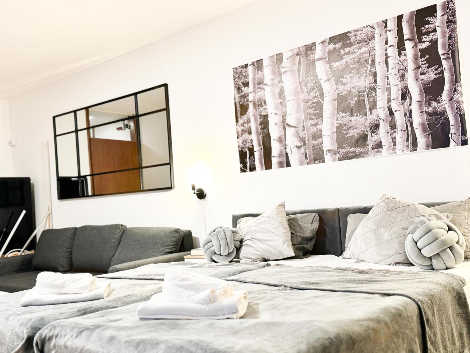 Modern Living In Karlsruhe - Frieden Apartments Esterno foto